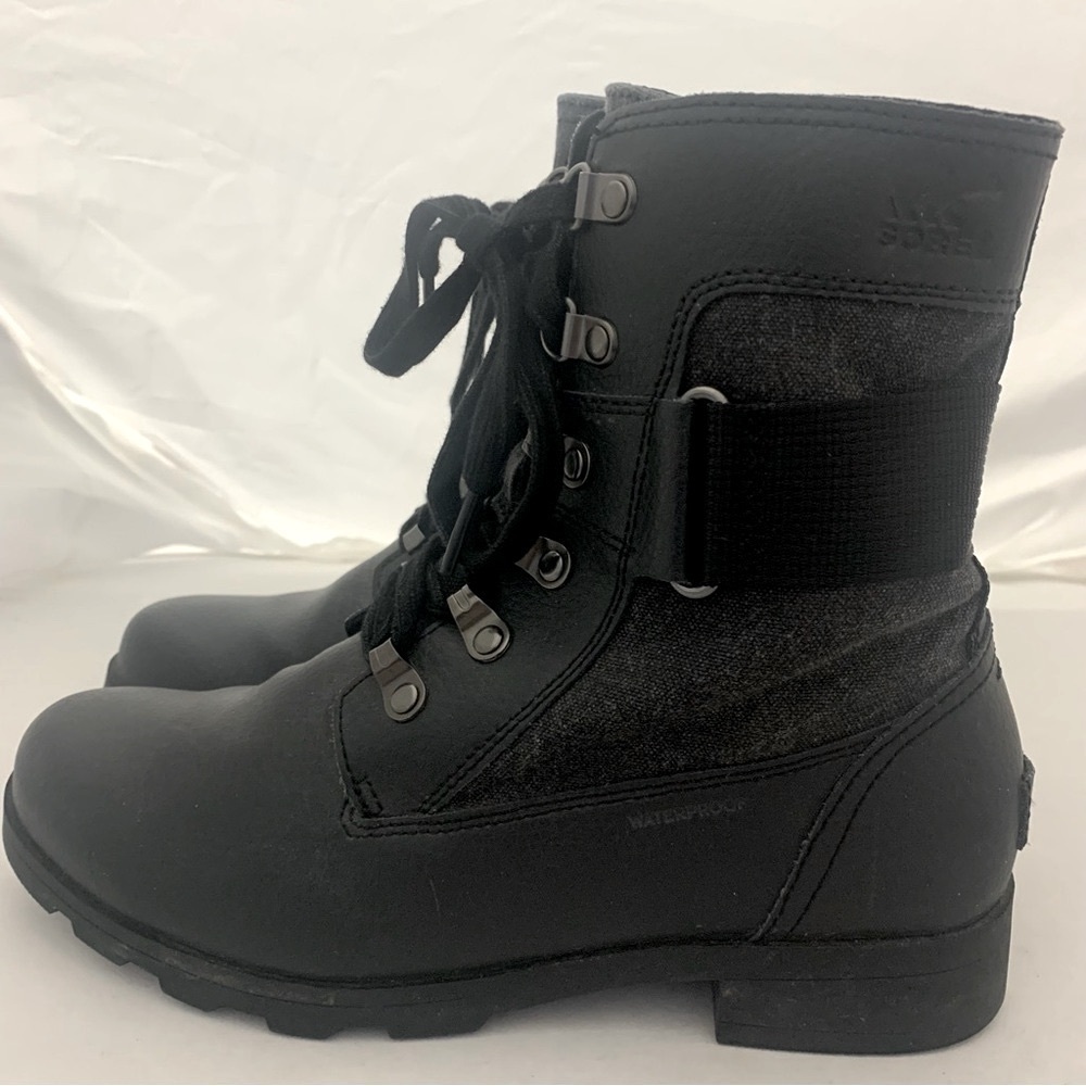 Sorel Emelie Conquest Waterproof Leather Winter Boots